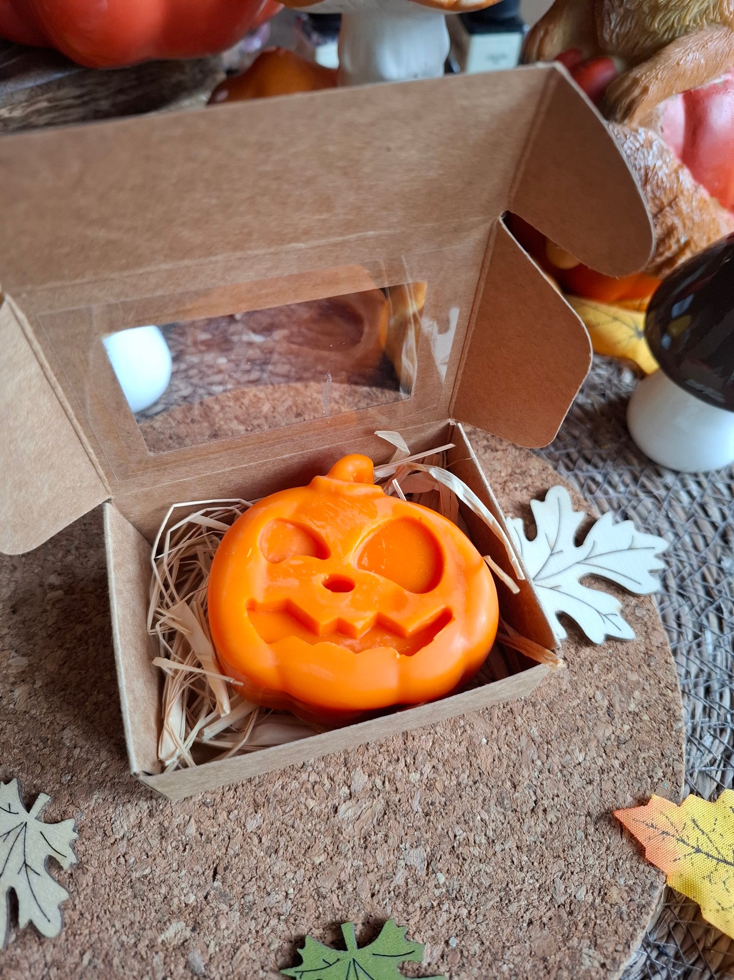 Fondant Parfumé – Citrouille 🎃🍫 Rocher praliné