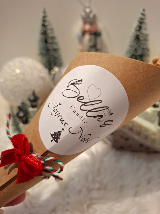 Cône fondant Fleur de Noël 🎄