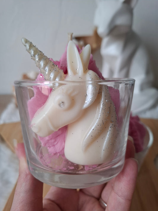 🦄✨ Bougie Gourmande Licorne – Boost Your Life ✨🦄