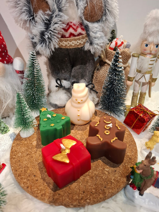 Lot de 4 bougies de Noël 🎄