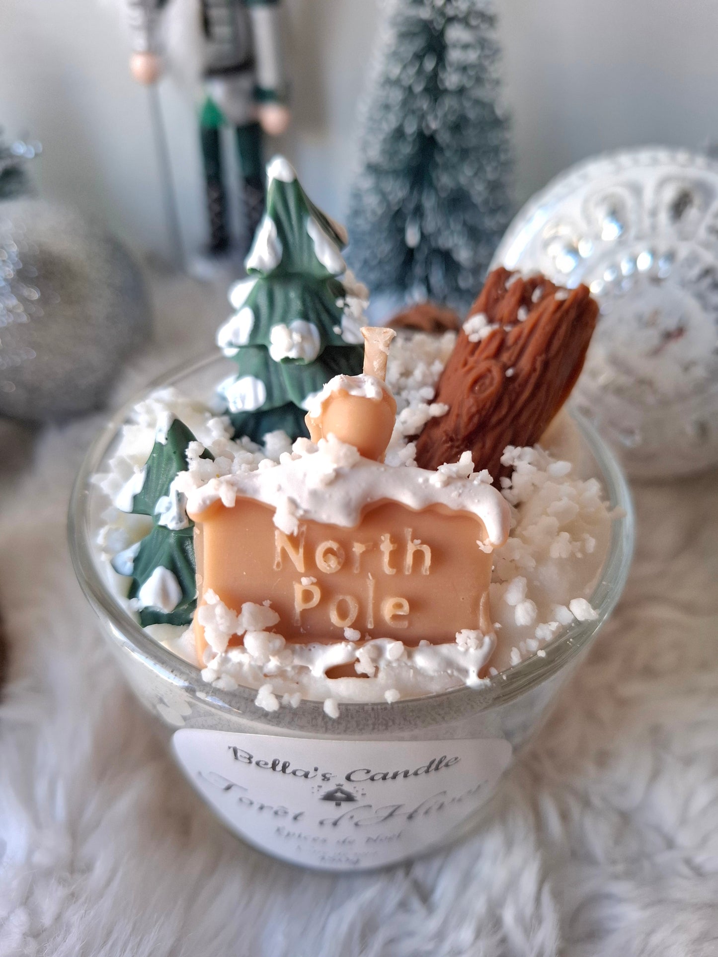 Bougie "Forêt d’Hiver" 🎄