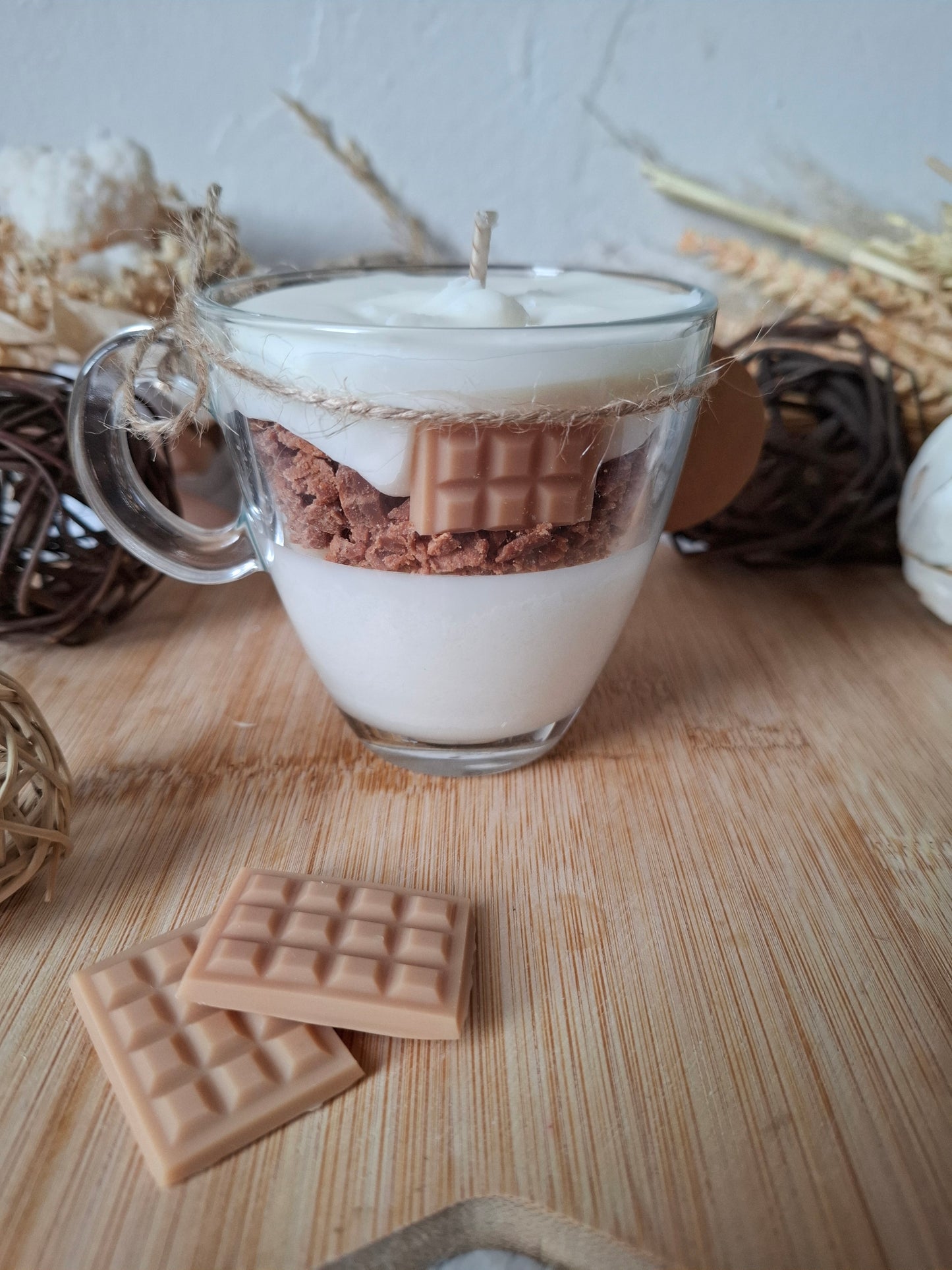 Bougie Douceur de Praline – Rocher Praliné