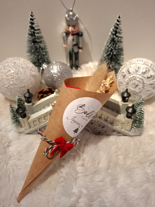 Cône fondant Fleur de Noël 🎄