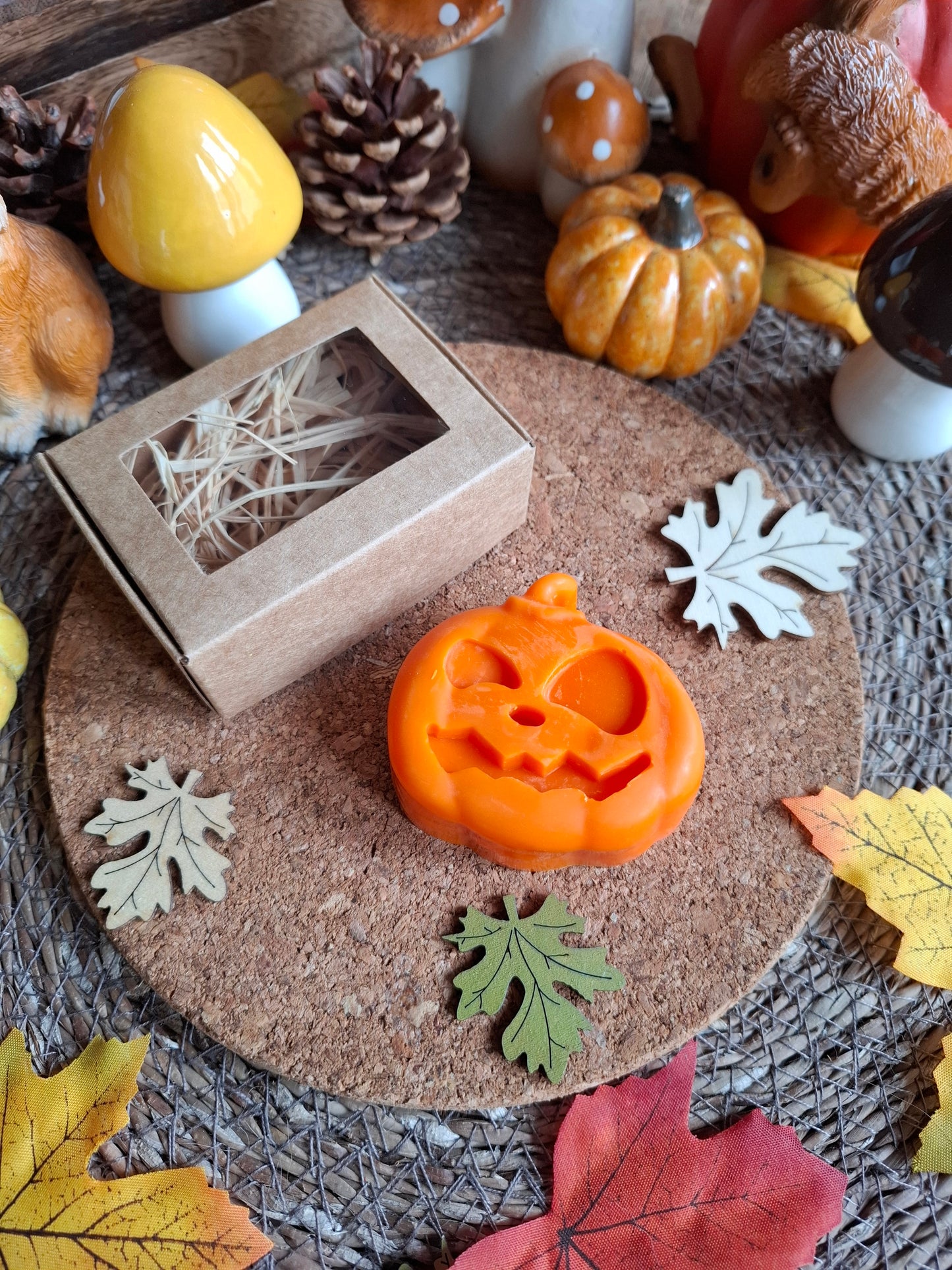 Fondant Parfumé – Citrouille 🎃🍫 Rocher praliné