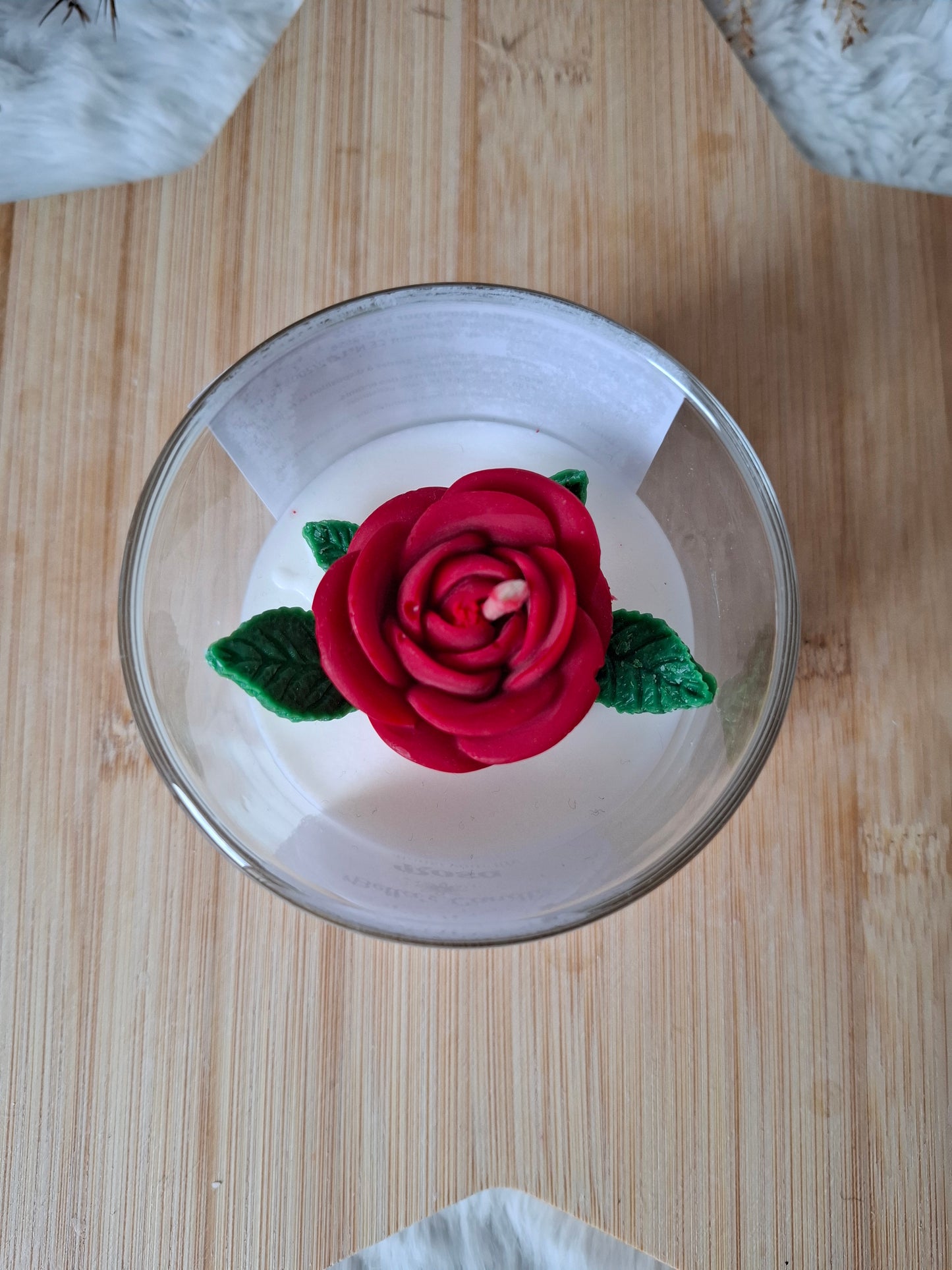 Bougie Rosa – Fleur Moulée
