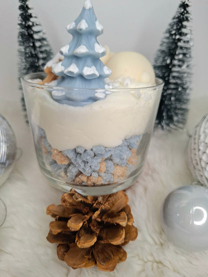 Bougie gourmande artisanale – Baies Givrées – Cire de soja 150 g