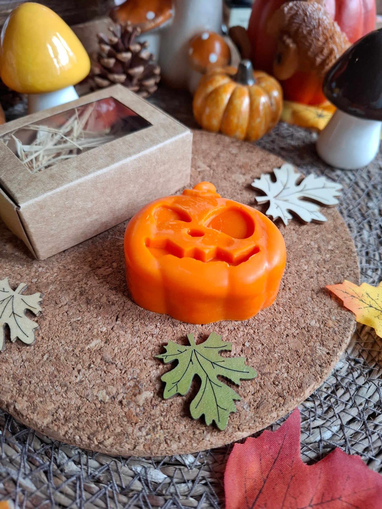 Fondant Parfumé – Citrouille 🎃🍫 Rocher praliné