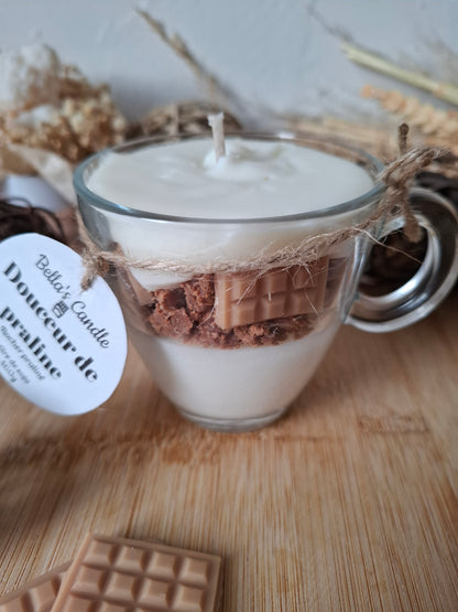 Bougie Douceur de Praline – Rocher Praliné