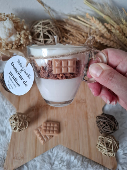 Bougie Douceur de Praline – Rocher Praliné