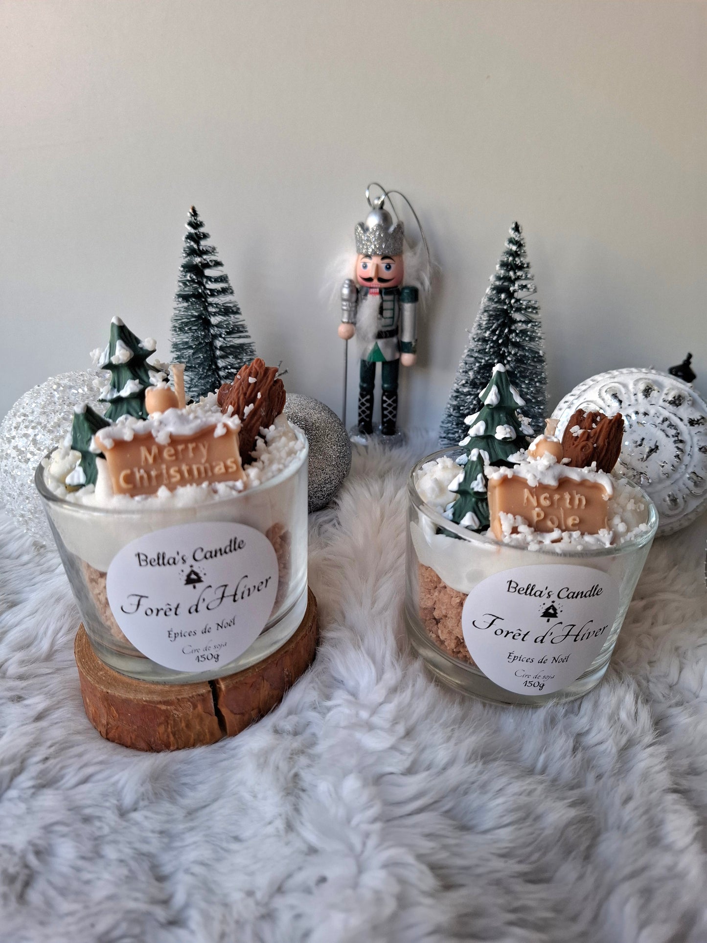 Bougie "Forêt d’Hiver" 🎄