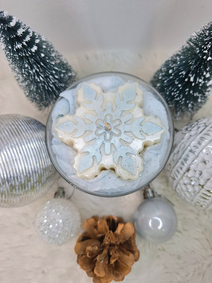 Bougie gourmande artisanale – Baies Givrées – Cire de soja 180 g