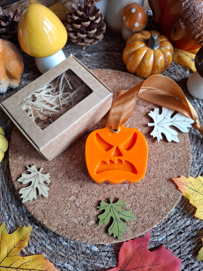 Suspension Parfumée – Citrouille 🎃🍫 Rocher praliné