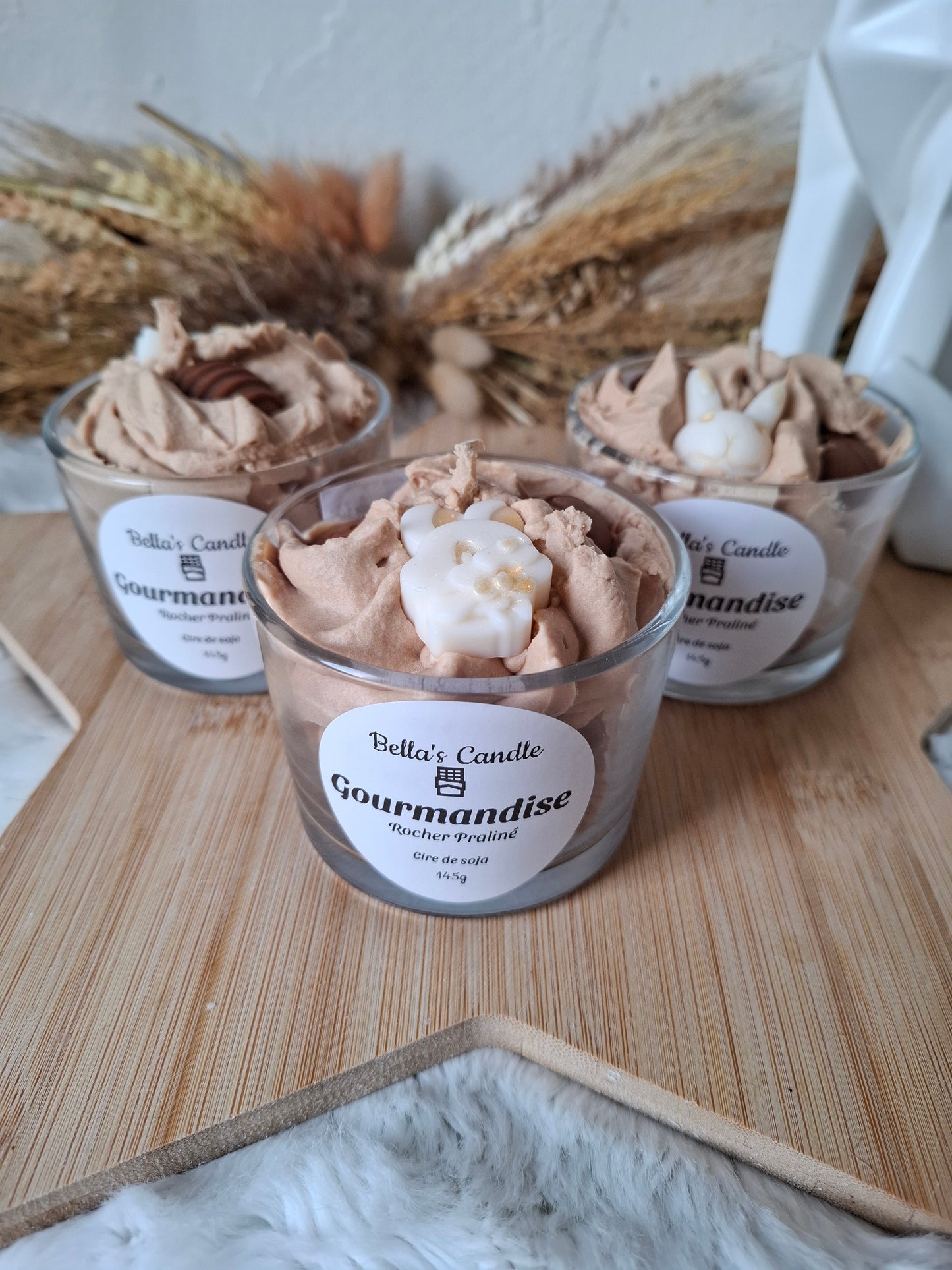 Bougie Gourmande – Rocher Praliné