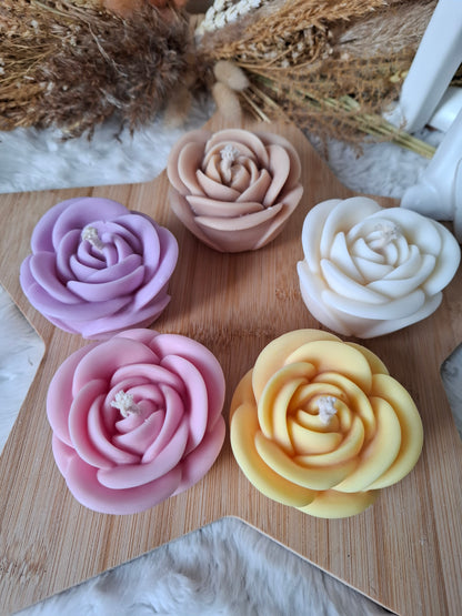 🌹 Bougie Rose – Élégance et Douceur 🌹